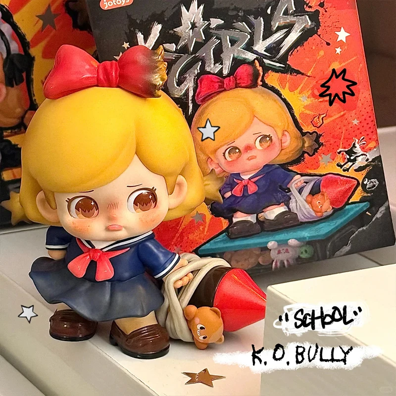 

Genuine Kokosa K.O. Girls Series Blind Box Trendy Doll Garage Kit Desktop Ornament Collection Toy For Girl Birthday Gift