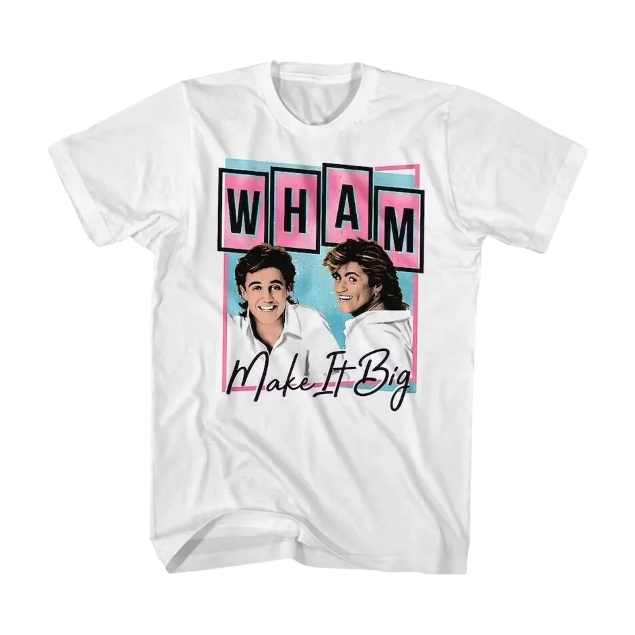 VTG 1984 WHAM George Michael Andrew Ridgeley T-Shirt