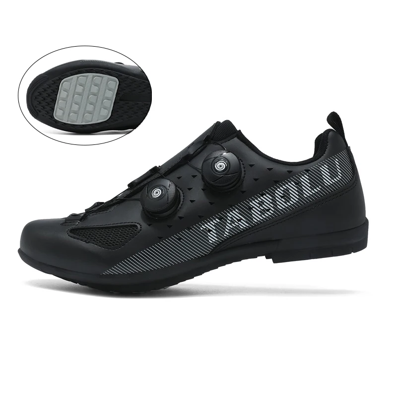 Men Non Locking Mountain Bike Shoes Without Cleats Road Bicycle Rb Speed Non Cleat Cycling Shoes Sneaker Flat Pedal Mtb Women