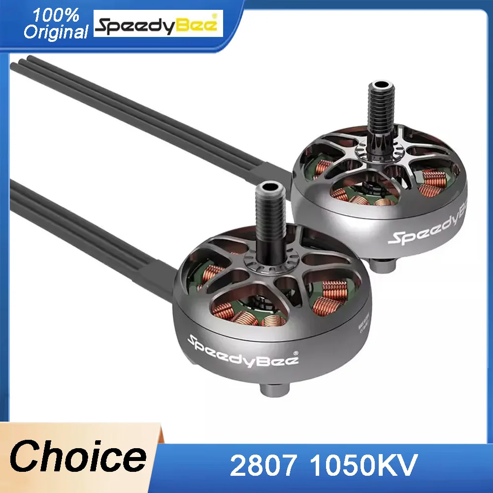 

Бесщеточный двигатель SpeedyBee 2807, 1050 кВ, 6S, LIPO для Mario Fold 8, DC FPV, дроны дальнего действия, детали для самостоятельного изготовления