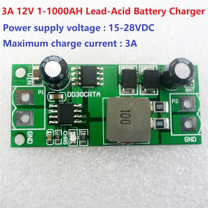 Caricabatterie accumulatore caricabatteria al piombo 3A 12V 1-1000AH per veicoli stradali elettrici per motocicli per auto UPS