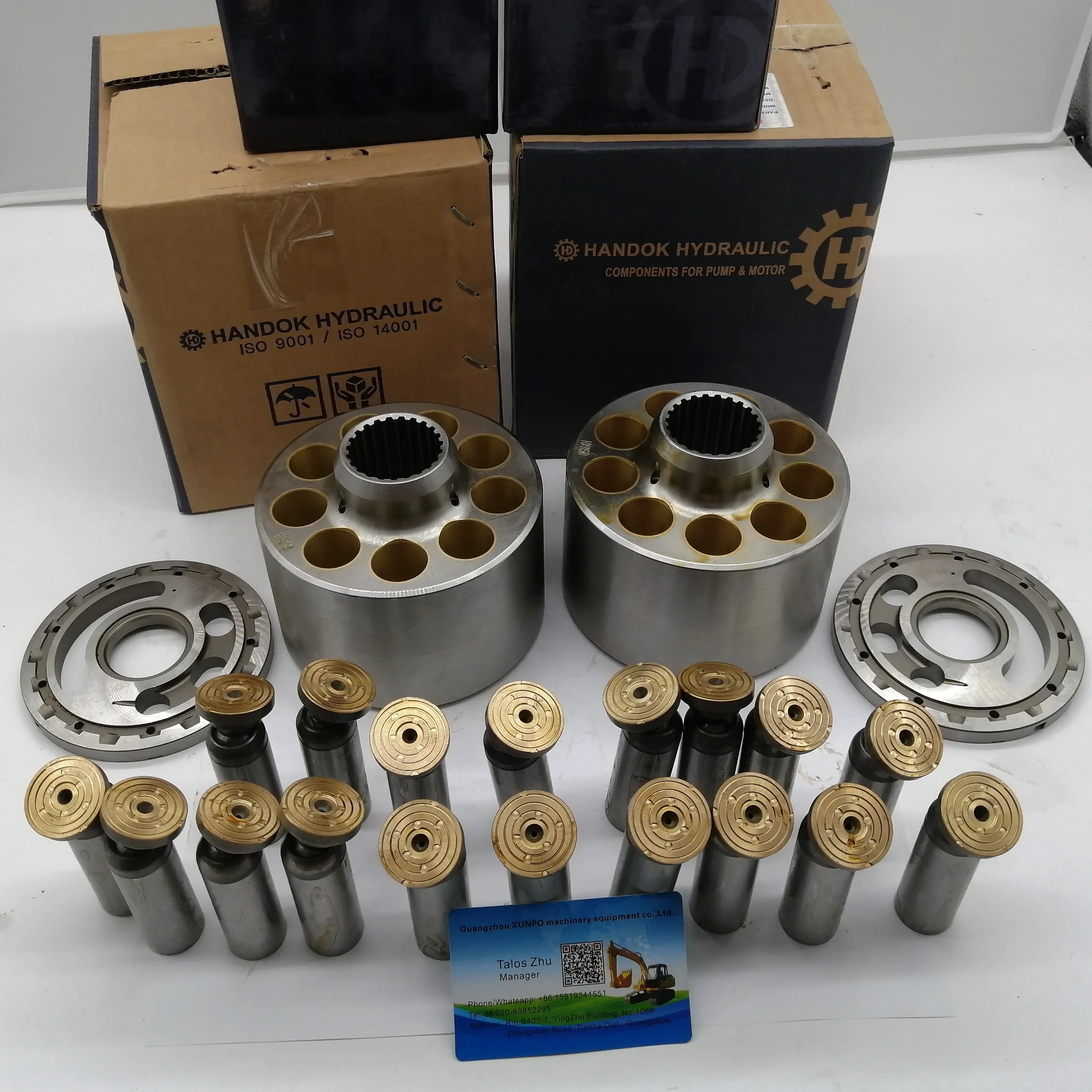 HANDOK HPV95 HPV95A Hydraulic Pump Parts (Plunger, Cylinder Block, Valve Plate) For PC200-7 PC200-8 Excavator Piston Pump