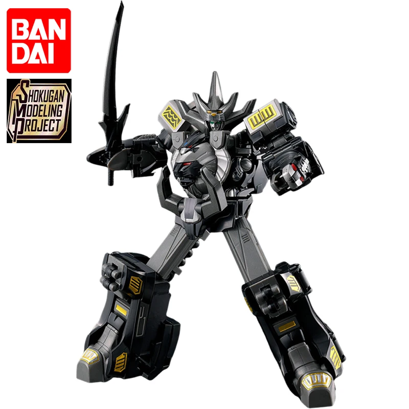 

BANDAI SMP Hyakujuu Sentai Gaoranger 25th Black ‌GaoKing 15CM Anime Action Figures Assembly Model Collection Toy