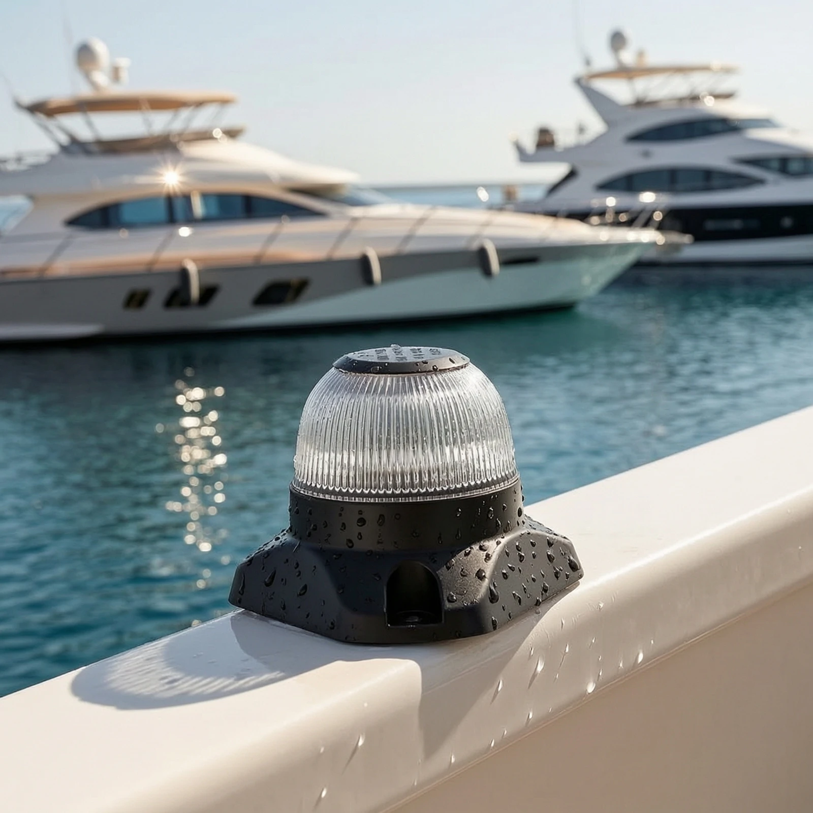 Luz de navegação de 360 graus, compacta, resistente à corrosão e à prova de poeira para marinheiros, barcos e iates