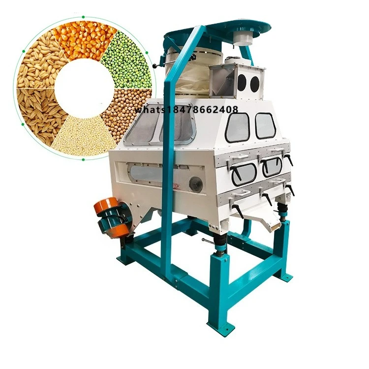 Grain Cleaning Machine Gravity Destoner Maize Wheat Milling Machine