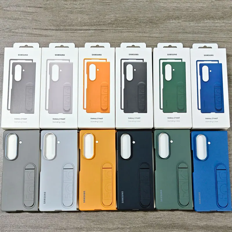 Luksusowe etui z funkcją stojaka do Samsung Galaxy Z Fold7 Fold 7, plastikowe, odporne na wstrząsy, twarda obudowa ochronna do Z Fold7 5G — zdjęcie produktu 6