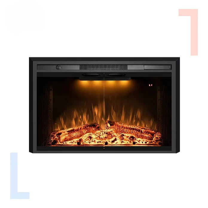 

Luxstar 33 Weight Mesh Insert Electric Fireplace Heater 1500W 1-9 Timer Indoor Fireplace 3 Colors Top Light Emitting Diode Effe