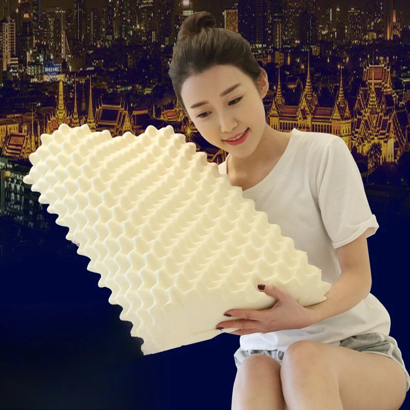 

Natural Latex Pillow Latex Cervical Massage Core