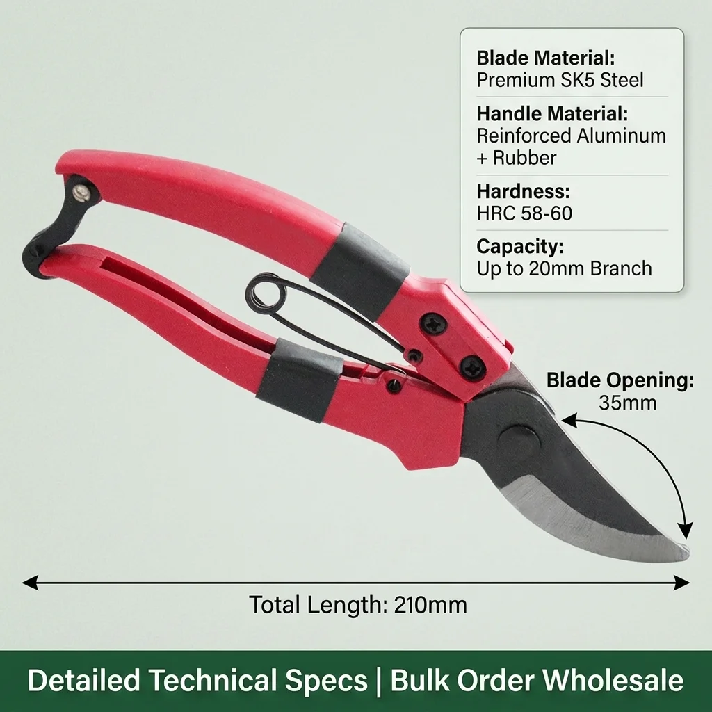 Stainless Steel DIY Lightweight Pruning Gardening Scissors Labor-Saving Multi-Purpose Bird Beak Vintage Traditional Outdoor
