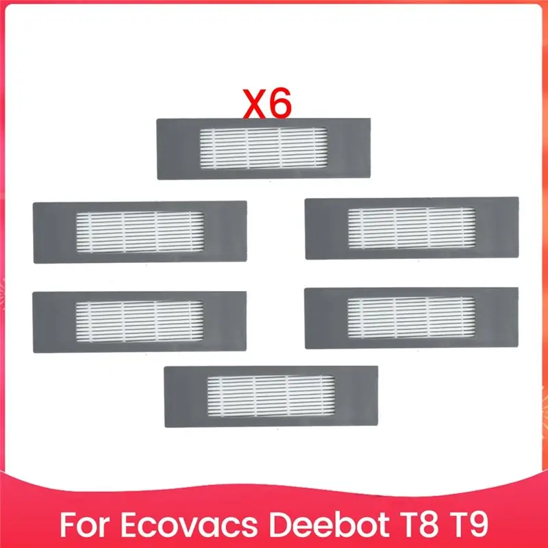 

Набор вакуумных HEPA-фильтров ABKS-6PCS для пылесосов Ecovacs Deebot T8 T9, аксессуары, запасные части