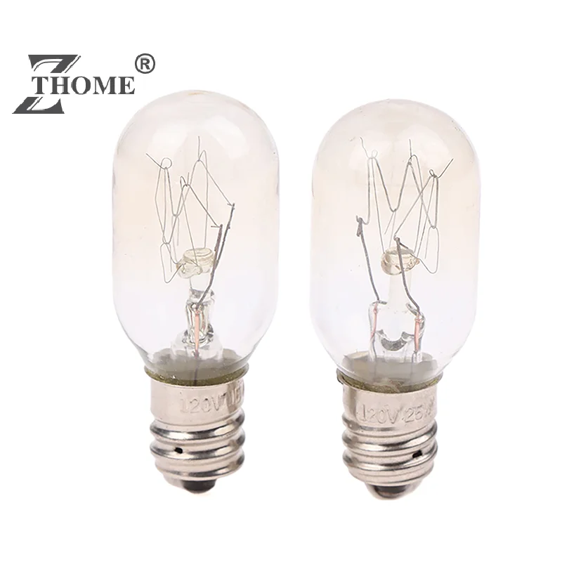 1Pc T20 E12 120V 15W/25W Salt Lamp Globe Bulb Incandescent Bulbs Refrigerator Oven Light Bulbs Replacement Light Bulb