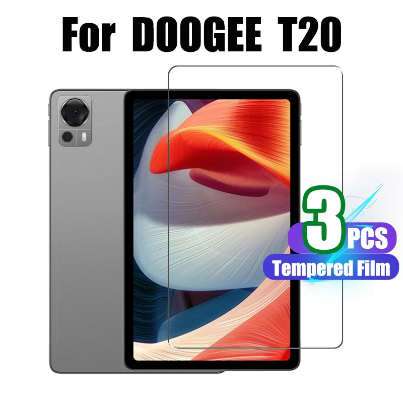 Pelindung layar untuk DOOGEE T20, lapisan pelindung Anti ledakan kekerasan 2.5D 9H untuk doogee t20