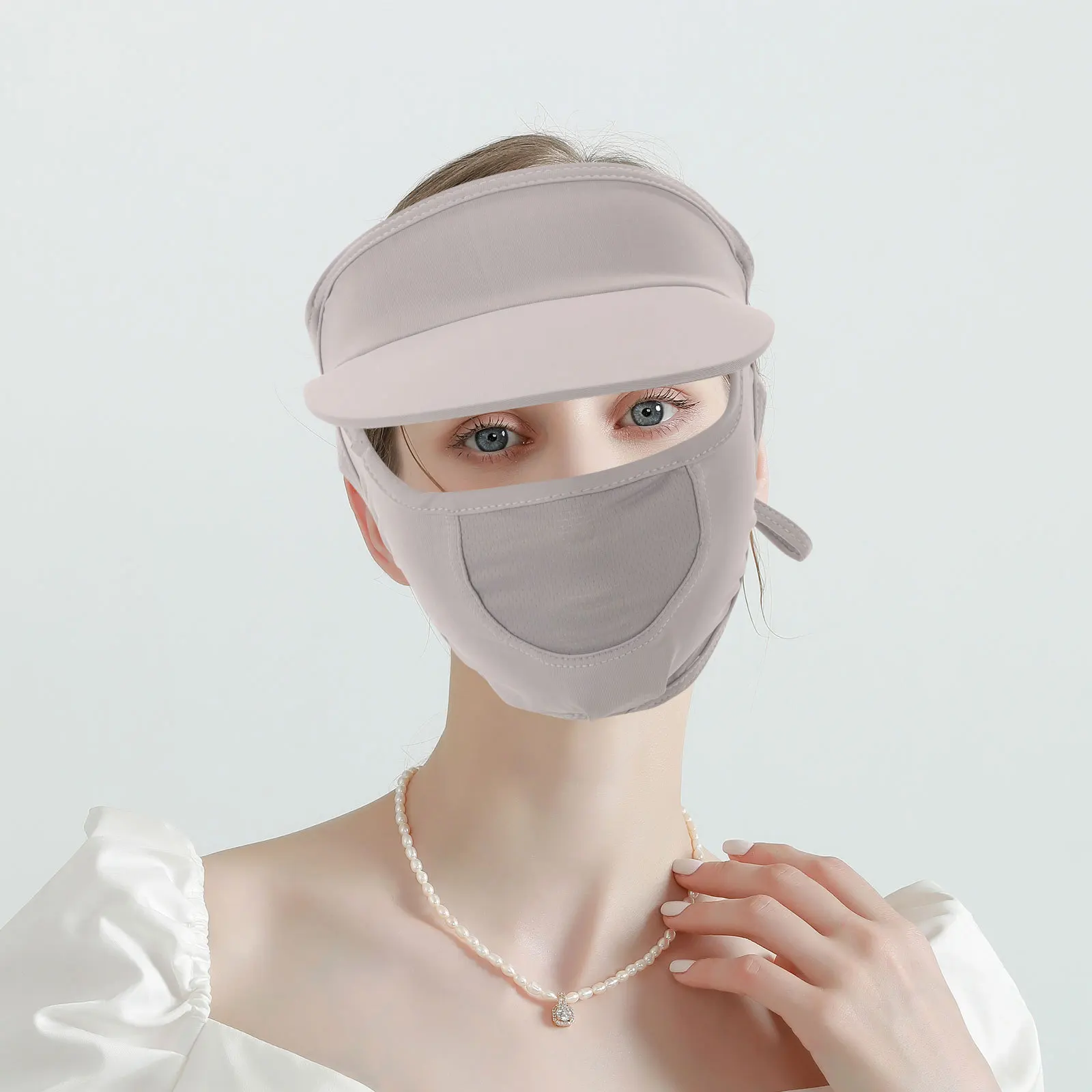 غطاء وجه خارجي للحماية من الشمس، قناع وجه للتبريد وجيد التهوية للجري وركوب الدراجات والمشي لمسافات طويلة، قناع مريح للصيف