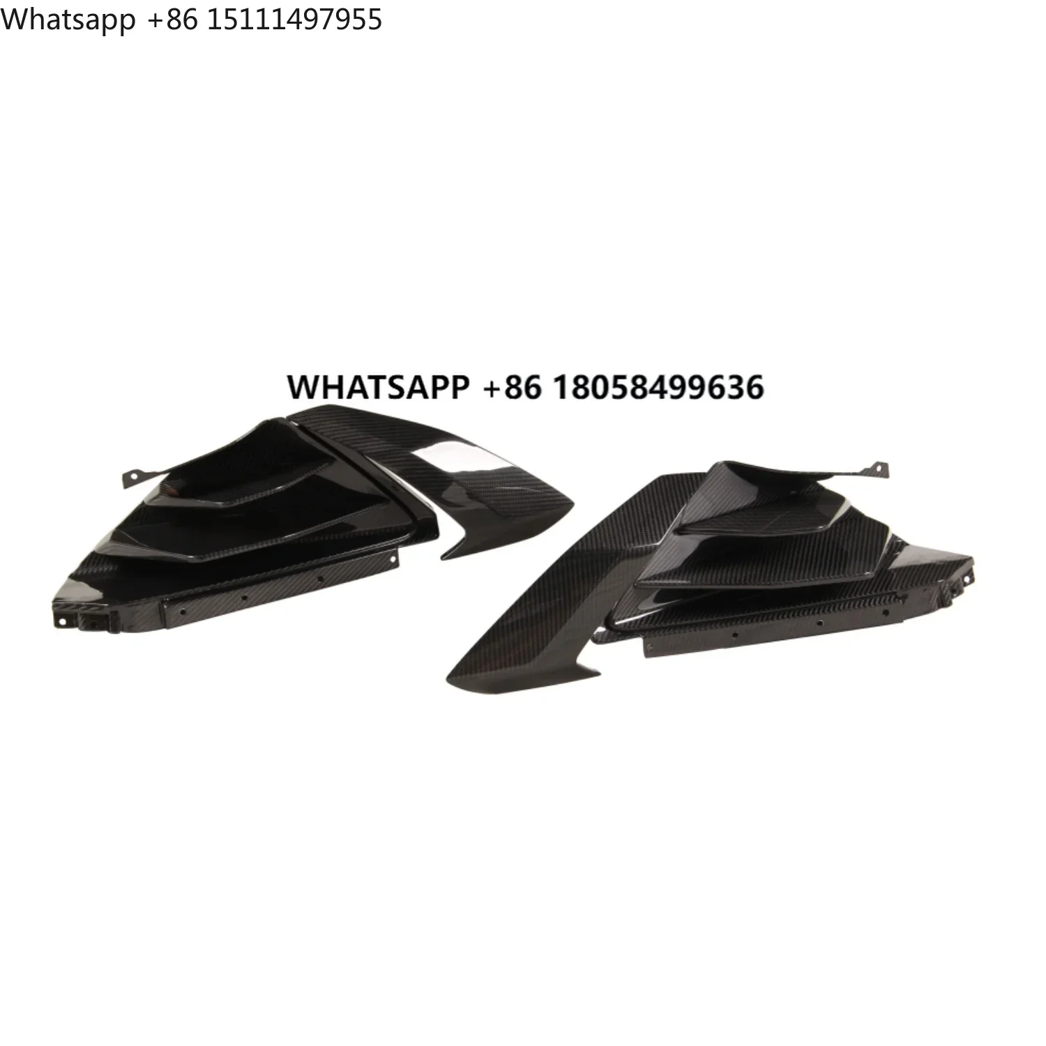 Hot Selling Car Vent Decorative Piece Suitable for Lamborghini Huracan EVO Carbon Fiber Side Skirt Vent Decorative Sheet