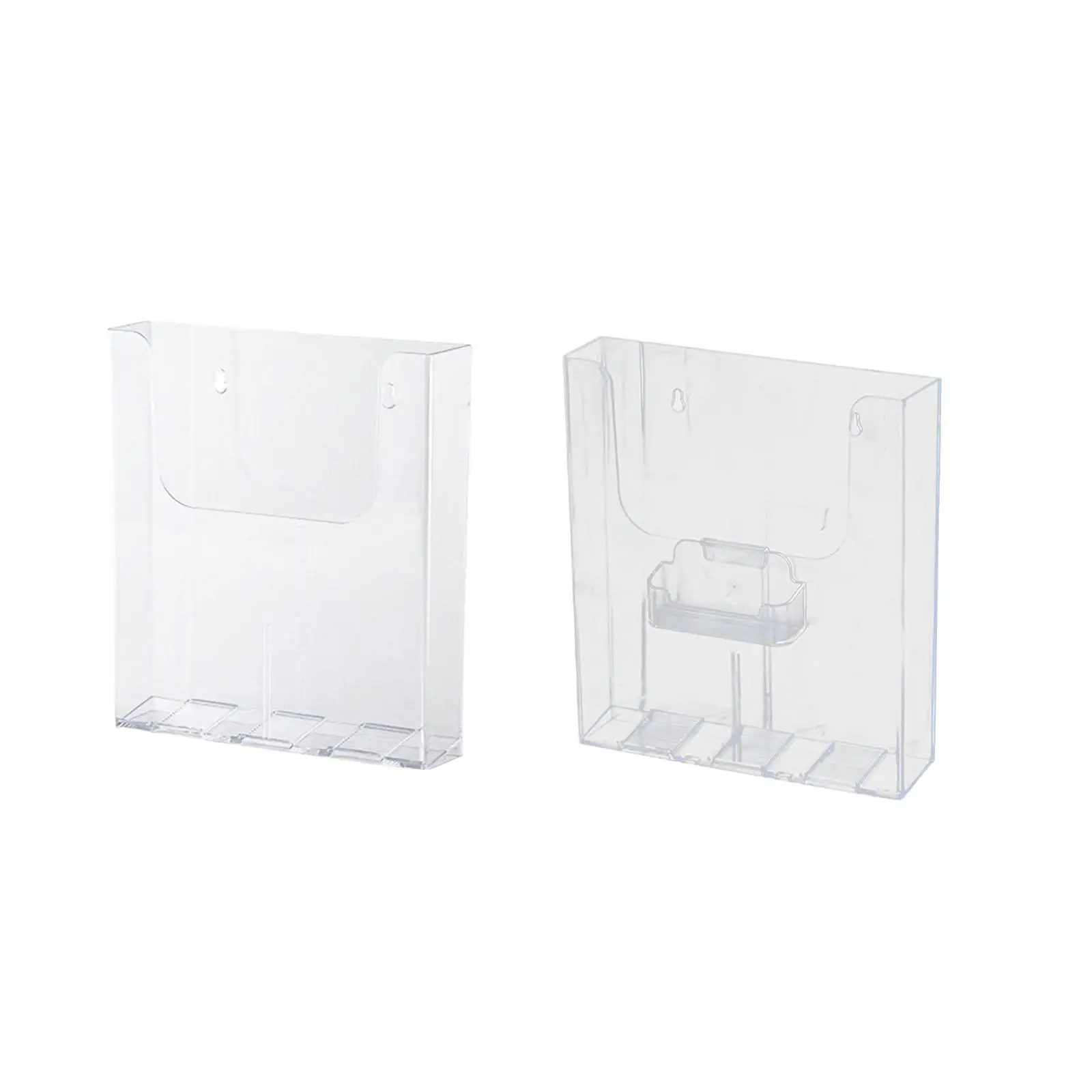 

Flyer Display Stand Booklet Flyer Holder Clear Countertop Acrylic Literature Holder for Counter Restaurant Office Magazines