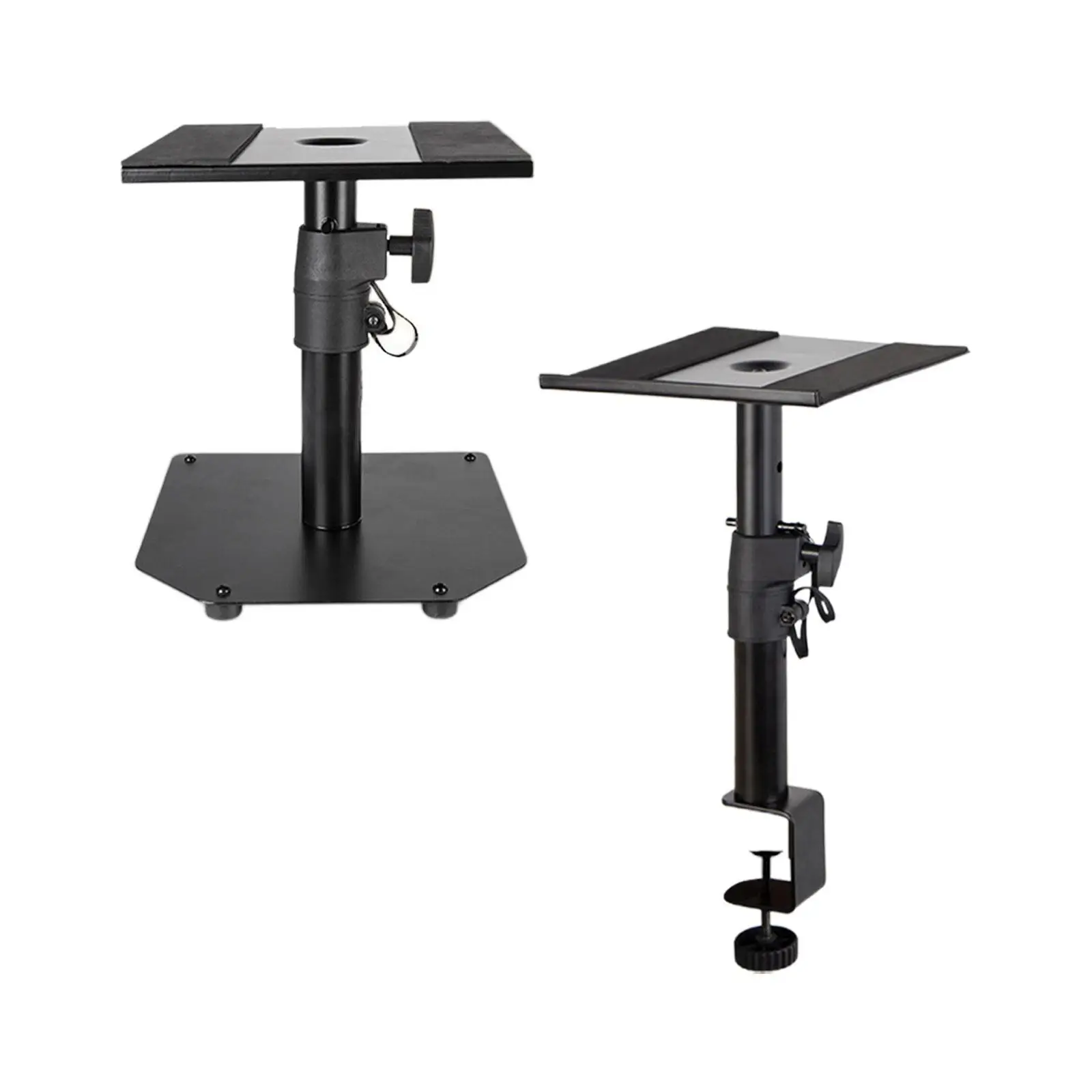 Studio Monitor Stand Easy to Use Professional Adjustable Height Speaker Stand for Music Studio Bookshelf Speakers Desk Speaker