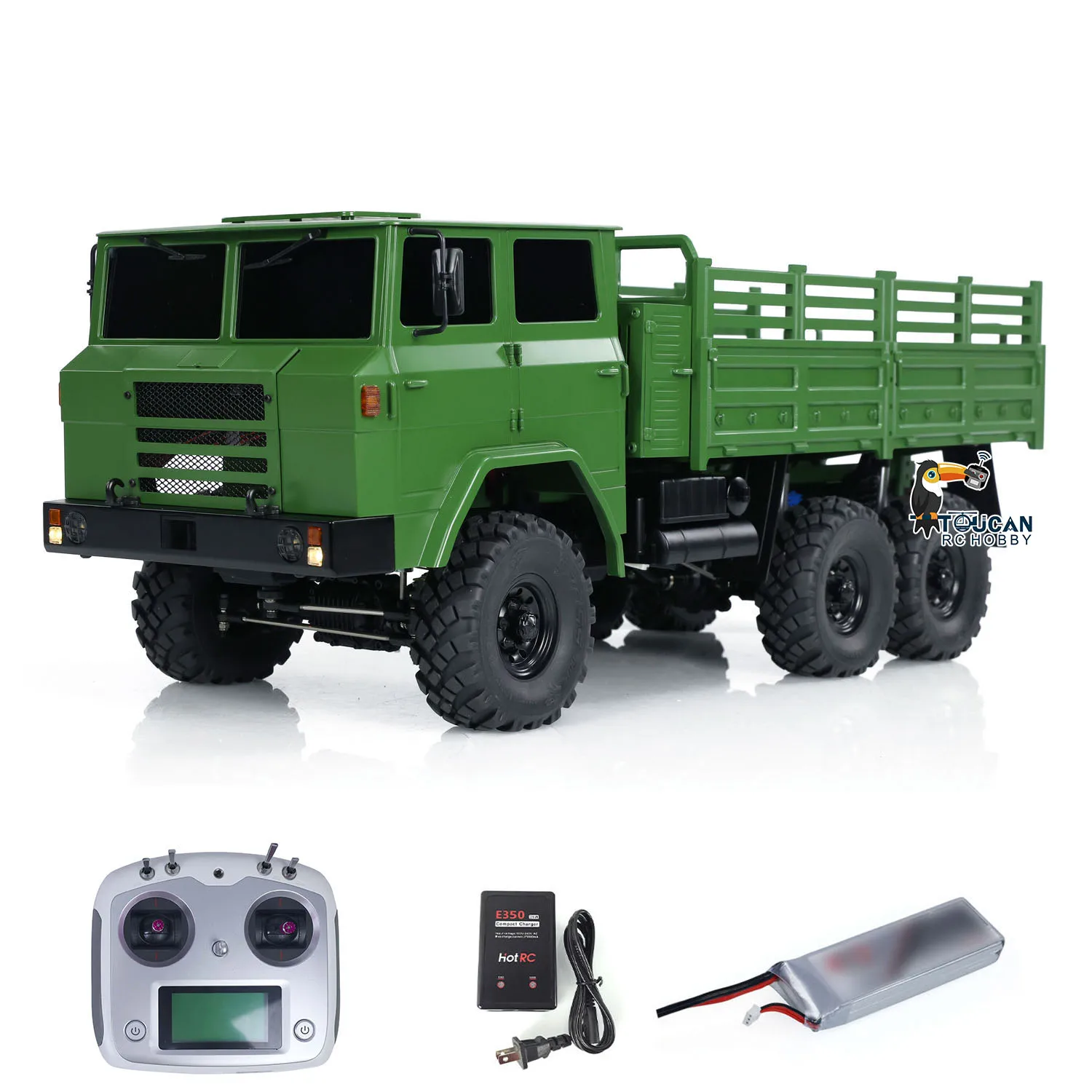 Jouet camion militaire CROSSRC 1/12 XC6 RTR, voiture inoler RC, 6WD, son, fumée, bricolage, tout prêt à courir, peint, fini pour garçon, THZH1979