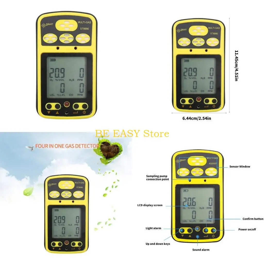 E28F 4 In 1 Gas Det… - image