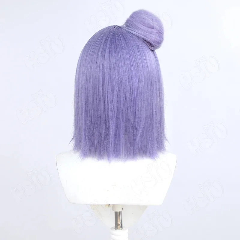 Anime Konan Cosplay Wig 40CM purple short hair Heat Resistant Synthetic Wig Game cosplay Wig anime cosplay Wig