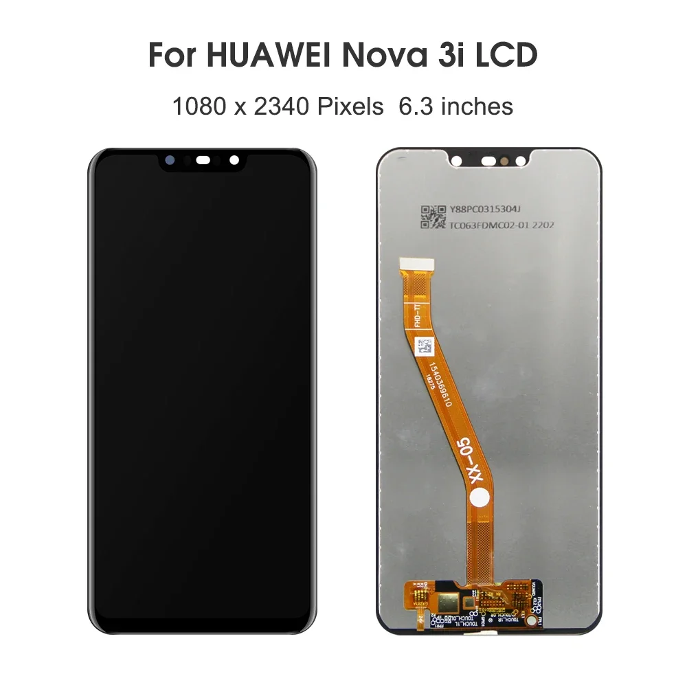 6.3\'\'For HUAWEI Nova 3i For P Smart Plus 2018 INE-LX1 LX2 AL00 LCD Display Touch Screen Digitizer Assembly Replacement