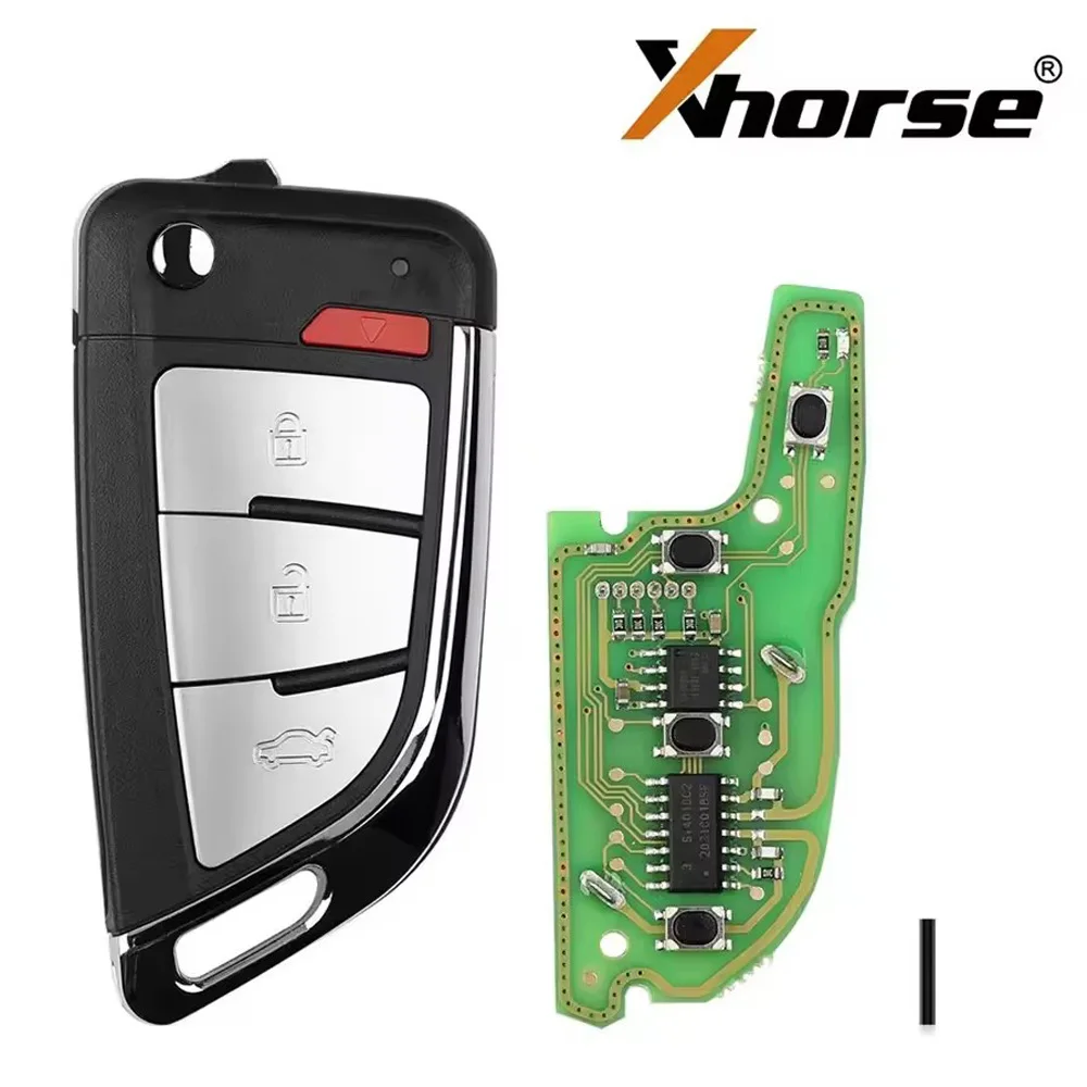 

Xhorse vvdi remote key XKKF20EN 3 Buttons Flip Remote Xhorse for VVDI Key Tool Global Version