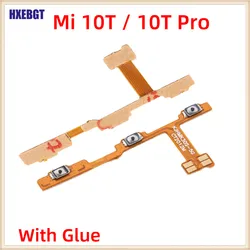 Nuevo Cable flexible de botón de encendido y apagado de volumen de alta calidad para piezas de teléfono inteligente Xiaomi Mi 10T / 10T Pro Mi10T