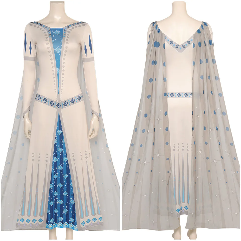 King Cos Magnifico Wish Cosplay Costume Coat Belt Cloak Suit Adult Female Male Halloween Amaya Asha Disguise RolePlay Dress Suit
