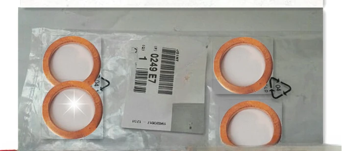 Brand New Genuine Turbocharged Lube Seal Gasket Ring 0249E7 for Peugeot 206 207CC SW 3008 for Citroen C4L C3XR 1.6T