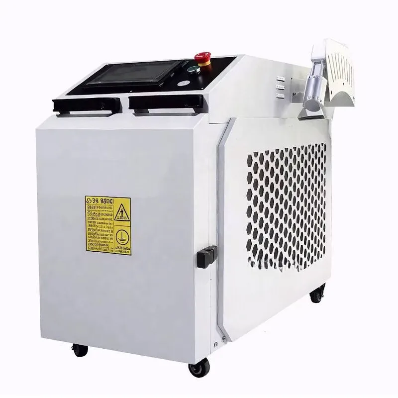 

Handheld 1500W Fiber Laser Cleaning Machine New Metal Rust Removal Copper Aluminum Stainless Steel Also Effective On Wood