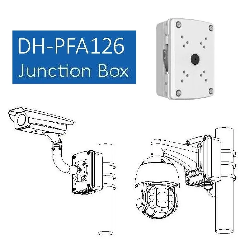 PFA126 Speed PTZ Ball Machine Bracket Power Box Gun Bullet Type Camera Junction Box Waterproof Metal Aluminum&SECC DH-PFA140