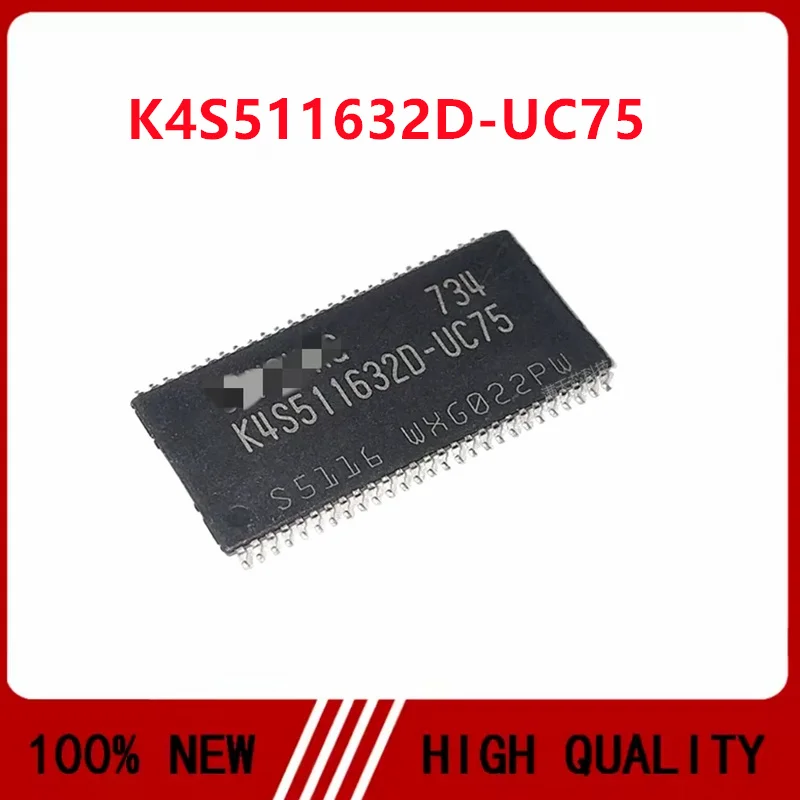 10PCS/LOT K4S511632D-UC75 TSOP54 Integrated circuit IC chip