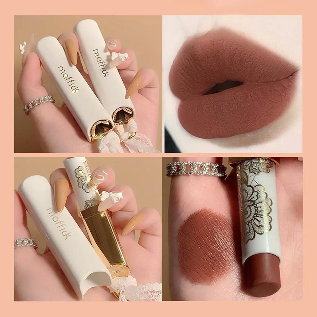 여성용 캡슐 립스틱 세트 미니 벨벳 매트 롱래스팅 논스틱 메이크업 홀리데이 이벤트용