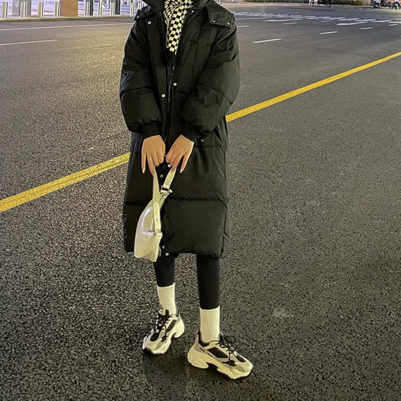 

Thick Bread Coat Down Cotton Coat Women's Loose Long Autumn/Winter Coat 2025 New Style