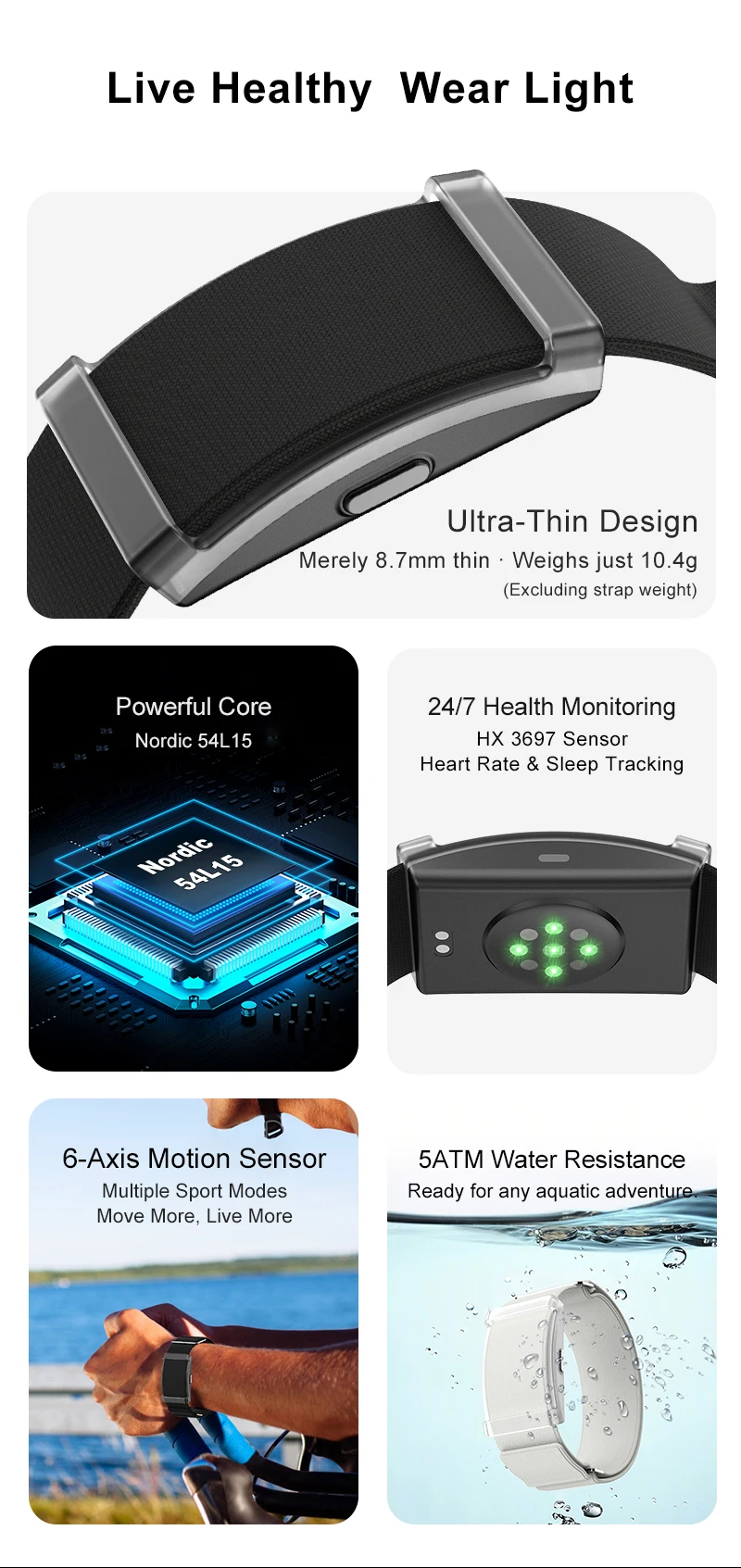 Fitness Tracker Armband Mit Herzfrequenz Und Sauerstoffmessung_voghion.com