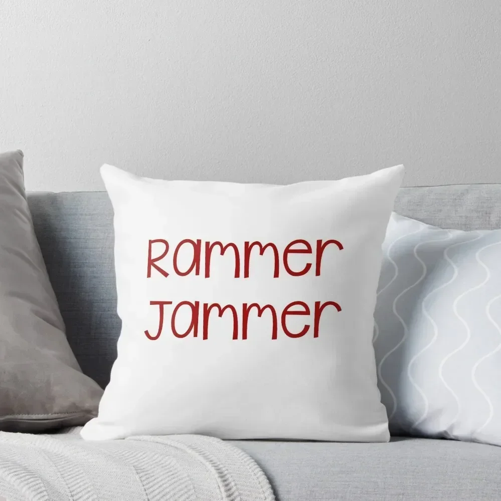 

Rammer Jammer Throw Pillow luxury decor Cusions Cover Covers For Sofas Pillow Decor pillow