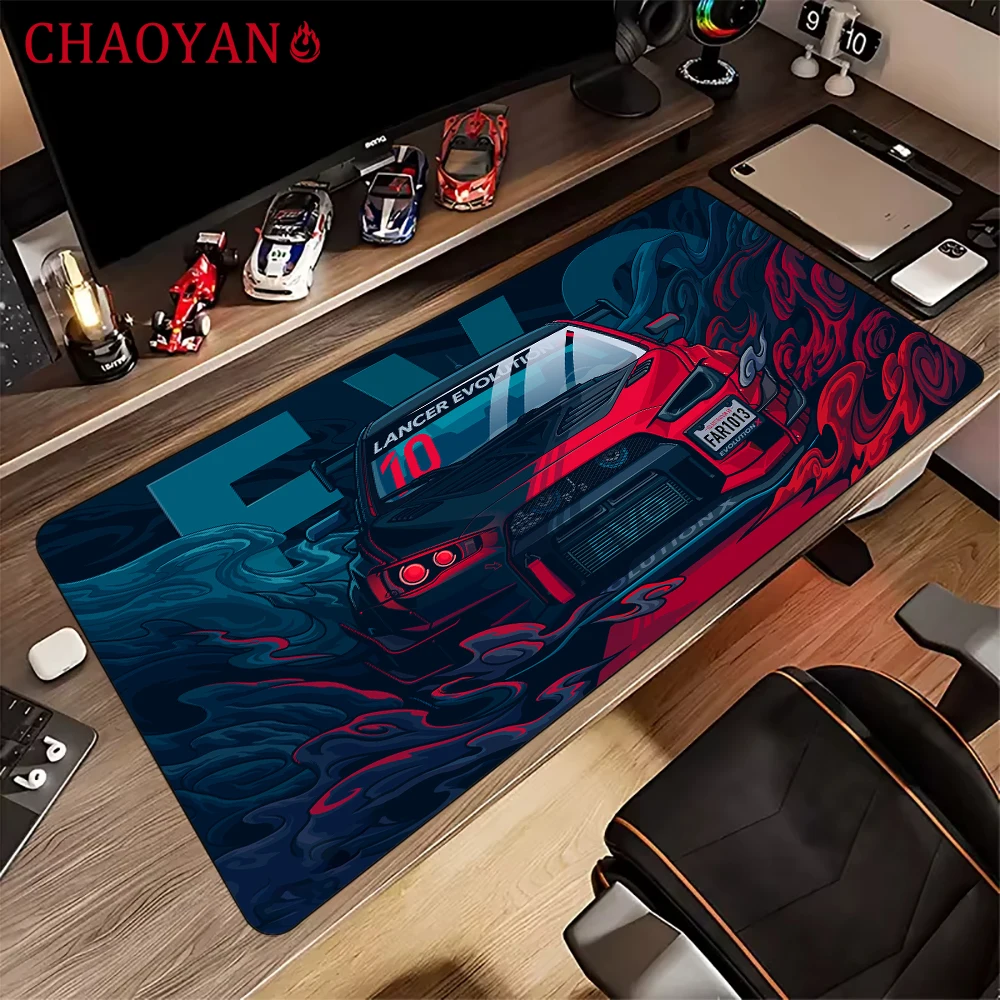 Cool supercar theme Mouse Pad Desk Mat with Stitched Edges non-Slip rubber base gamer pc office accessories Gaming mat maus pad