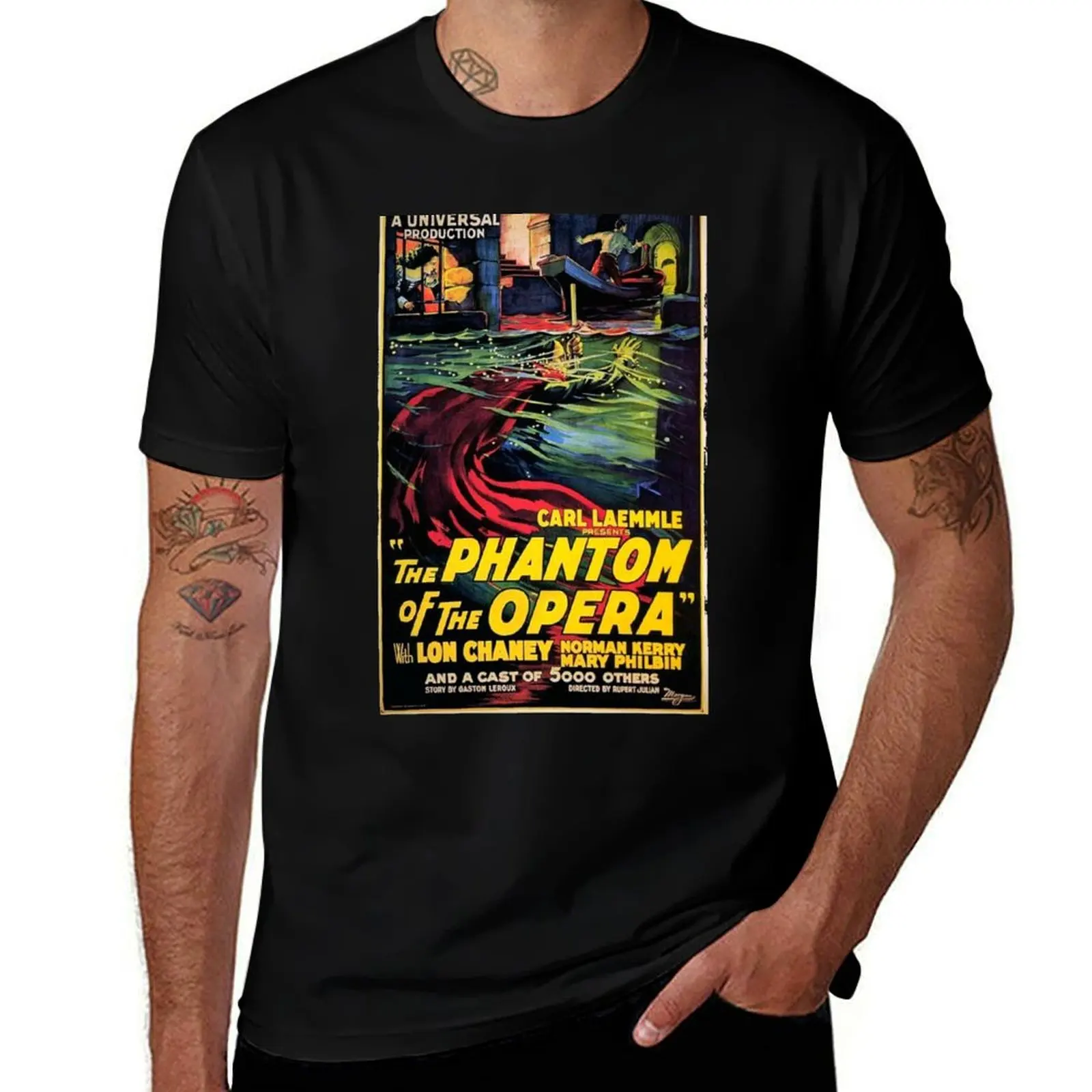 The Phantom of The Opera T-Shirt Fashion Simple Casual Tee Shirt