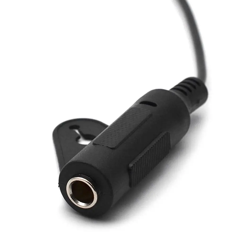 6.35mm End Pin Output Jack Plug Cable Guitar Pickup Audio Wire Plastic Musical Instrument Part for Acoustic Folk Guitar