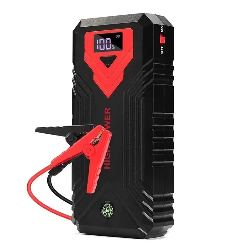 12V Car Jump Starter Power Bank 1600A Car Battery Charger Auto Emergency Booster Starting Device Car led Lighting