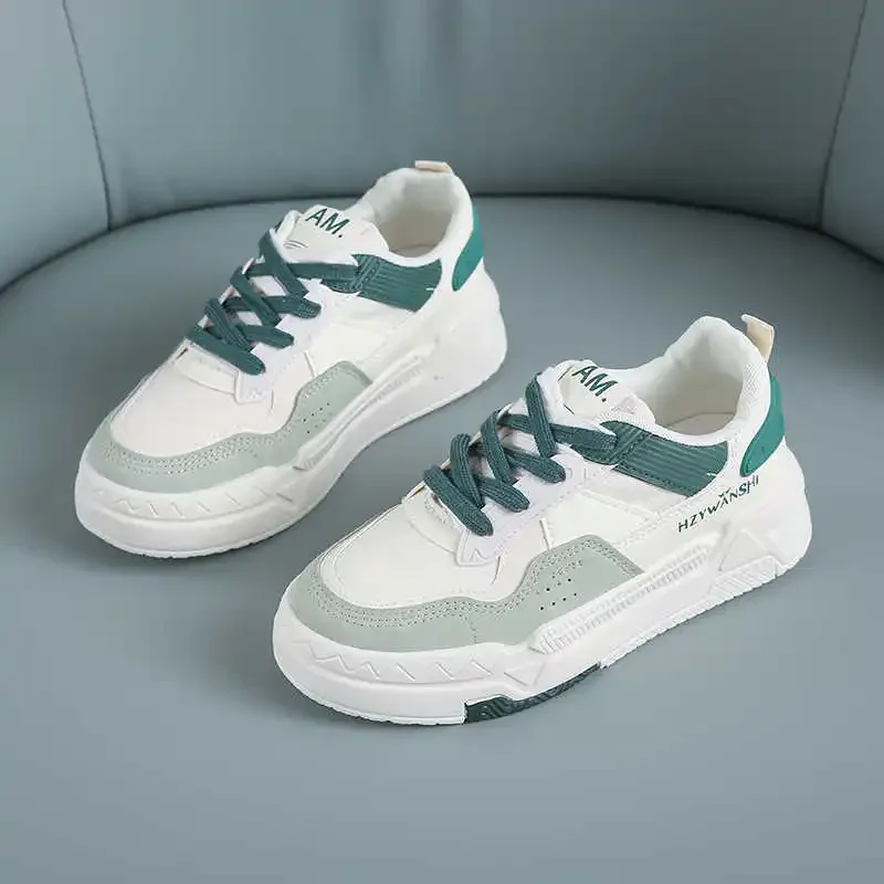 

Женская весенняя спортивная обувь с высоким берцем и круглым носком, лоферы, синие кроссовки, женские фиолетовые ботинки, коллекция Kawaiis, трендовое здоровье