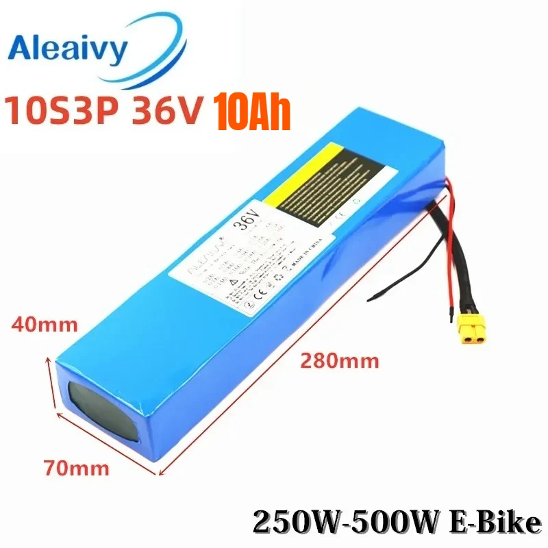 

10S3P 36V 10000mAh 18650 Lithium Battery Pack (Original) 250W-750W Motor Use for & Scooters, Equipped with 20A BMS