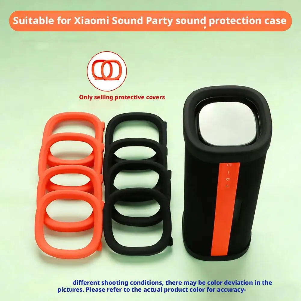 For Silicone Speaker Case with AntiSlip Design for Xiaomi Sound Speaker Sleeve Stable Placement on Various Desks Surfaces Shell