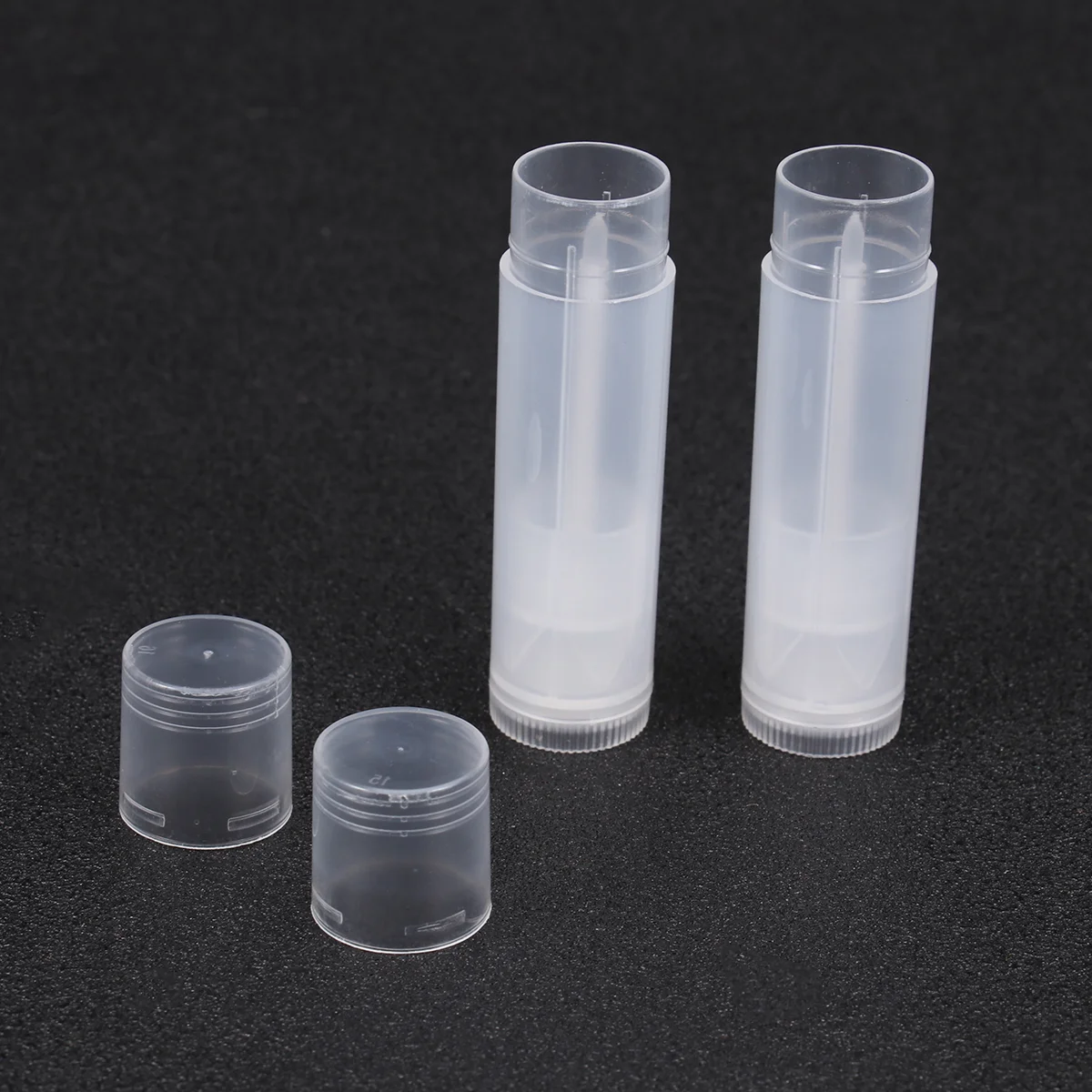 Lip Balm Tubes Containers, garrafas recarregáveis de batom para artesanato, DIY, vazio, 100pcs