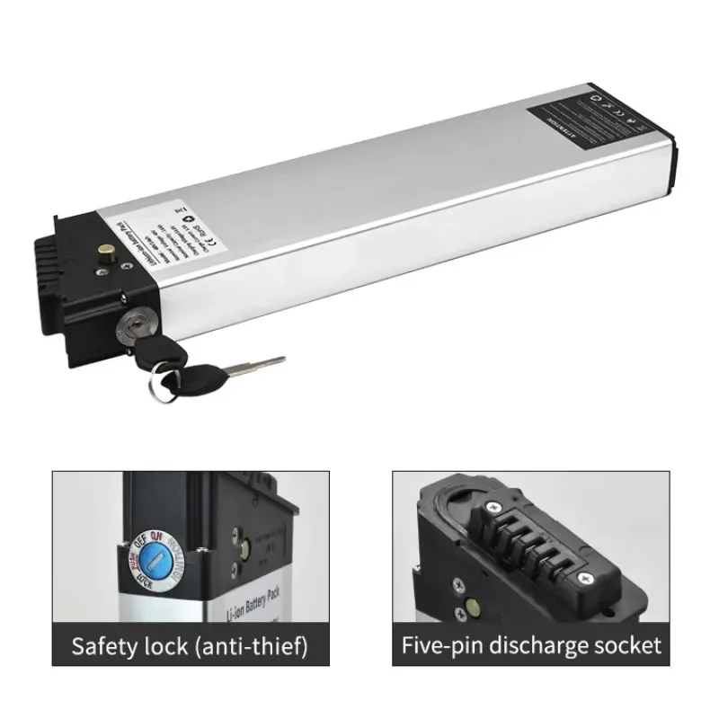 For ADO A20 Fiido M1 Folding Electric Bike Spare Battery DCH006 36V 10.4Ah 12.5Ah 17.5Ah For MATE Bike Replacement Battery