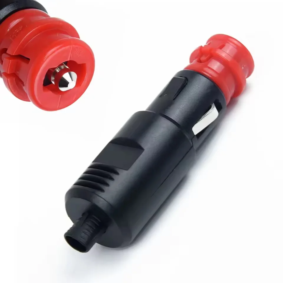 

Universal 12V-24V 8A Car Vehicle Lighter Socket Plug Connector Male Plug Car Cigarette Lighter Plug Car Accessories