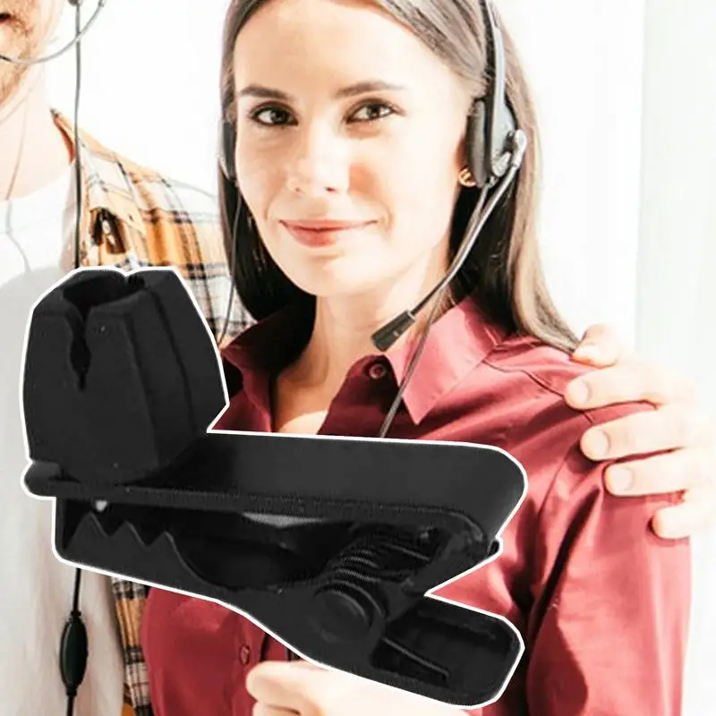 라발리에 마이크 금속 타이 클립, 휴대용 금속 마이크 클램프, 옷깃 녹음 교실용, 6 개