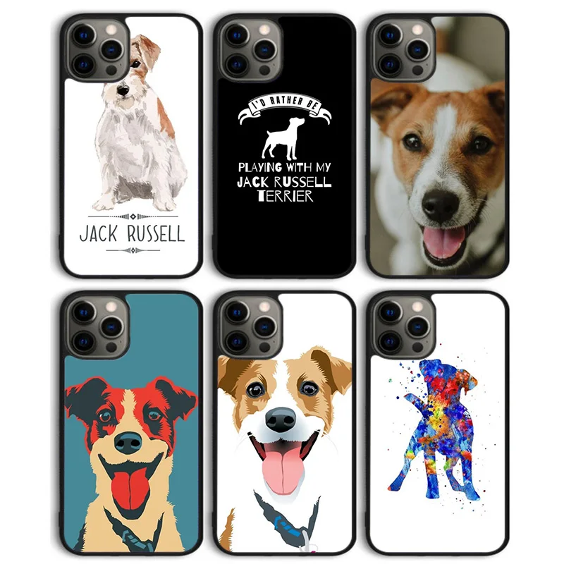 Funda trasera bonita para teléfono Jack Russell Terrier para iPhone 17 Air 16 15 14 13 11 12 Pro Max Plus