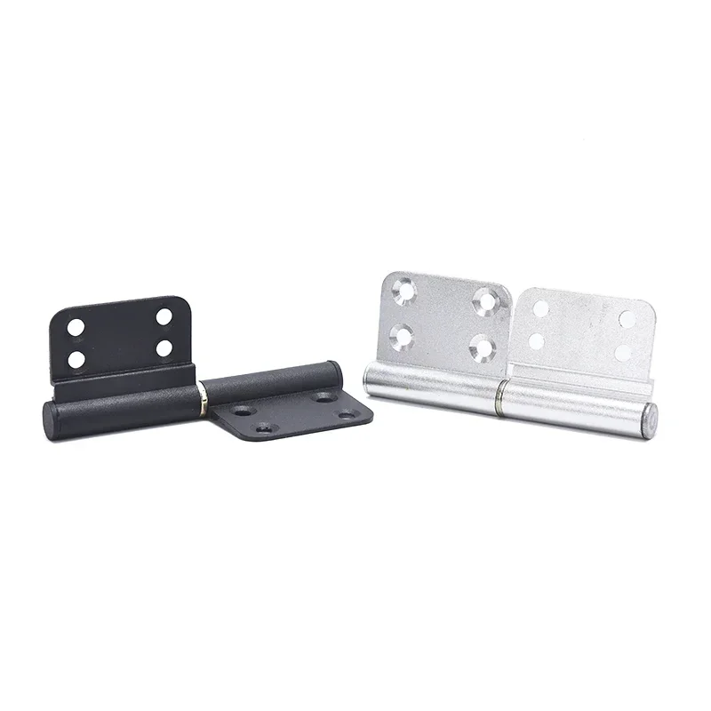 Aluminum door black flag hinge detachable 4 inch kitchen door hinge X2