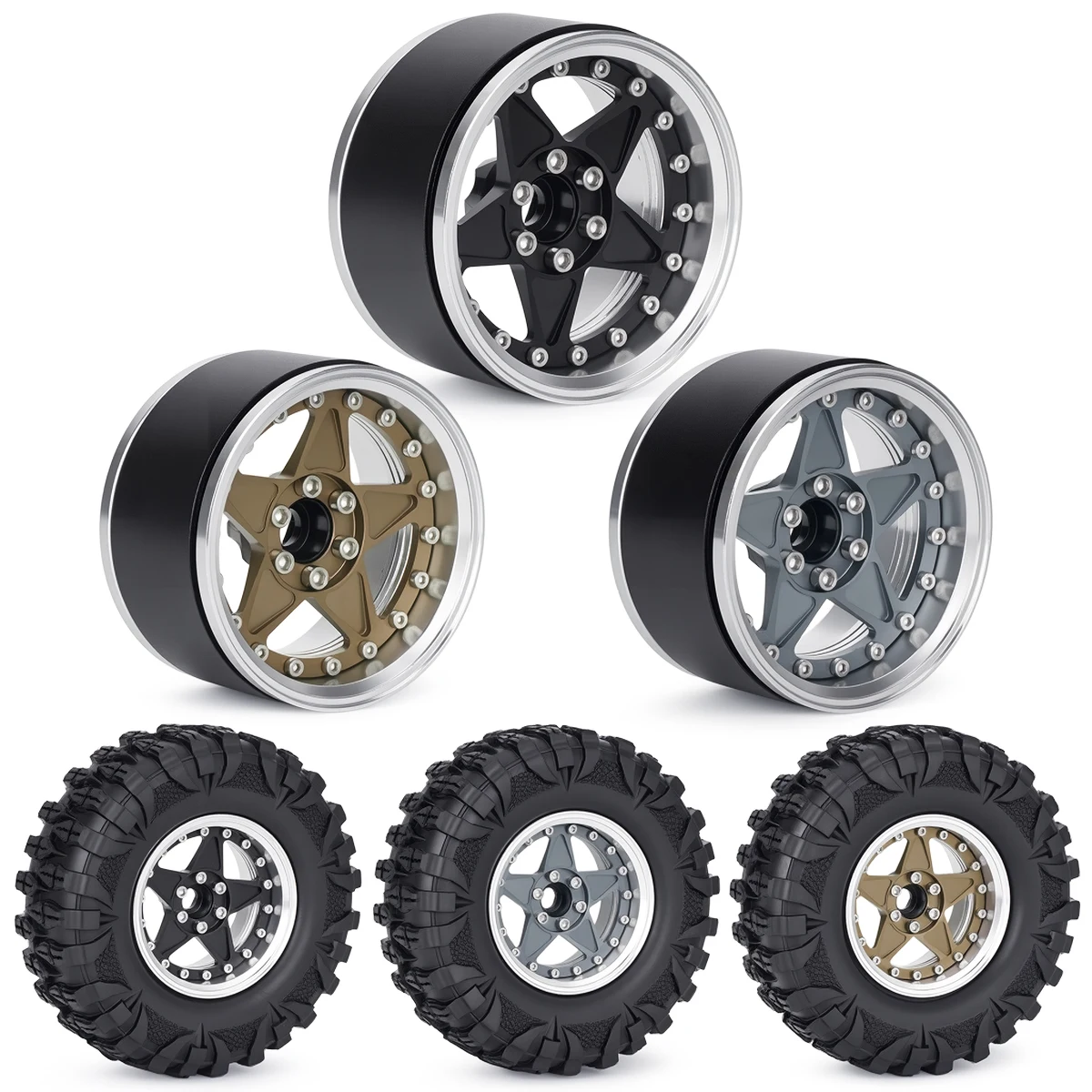 Velg Beadlock Aluminium Alloy  - Rc Rock Crawler ulasan dan harga
