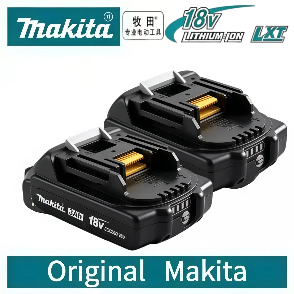 Genuine Makita 18V 3Ah Battery Charger Combo Pack, Replacement Accessory Designed for BL1850B BL1840B Electric Power Tools
